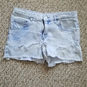 Distressed H&M shorts